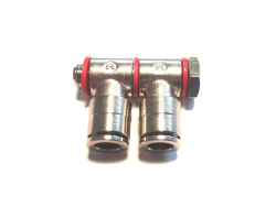 Giuliano dual-connection banjo bolt air distributor