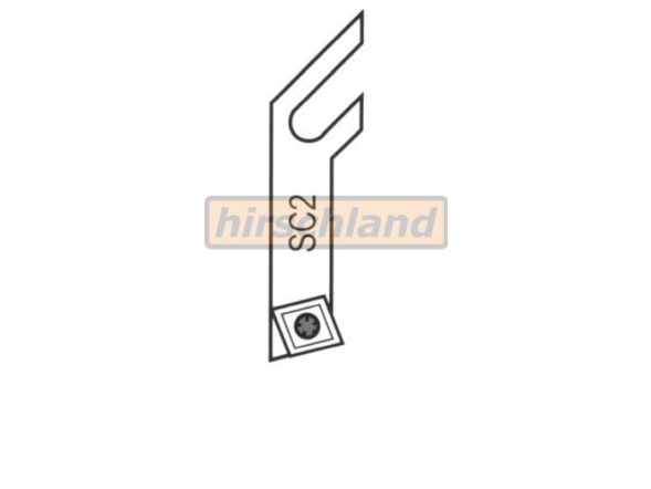 Hunger Klemmhalter mit Wendeschneidplatte SC2