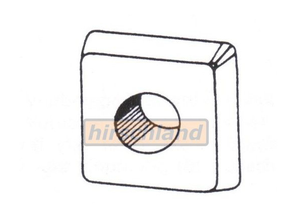 Hunger indexable cutting insert VKD / VKDR for normal and soft valves